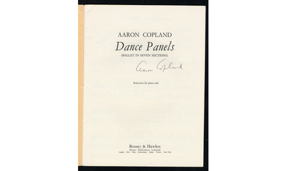 COPLAND A. - DANCE PANELS (PIANO)