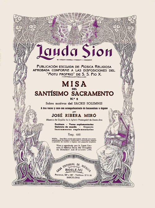 RIBERA MIRO R.- MISA DEL SANTISIMO SACRAMENTO 2ª