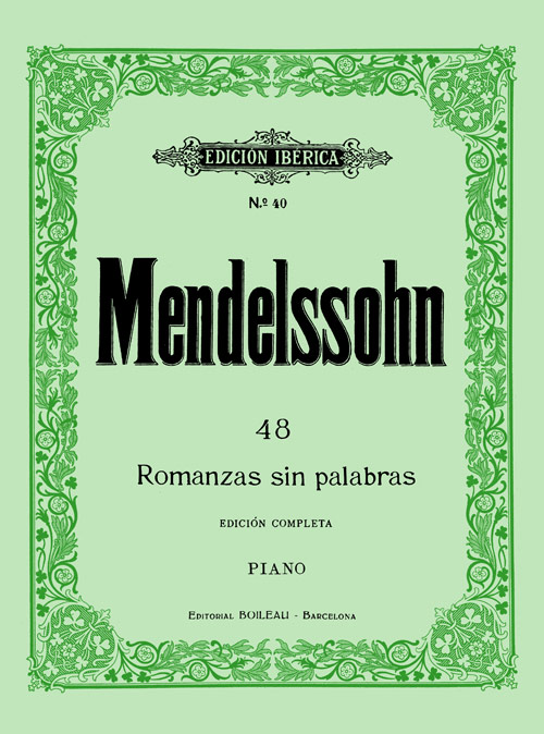MENDELSSOHN F. - ROMANZAS SIN PALABRAS - (COMPLETA)