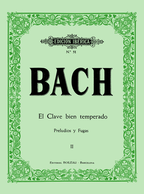 BACH J.S. - CLAVE BIEN TEMPERADO V.2 - BWV.870/893