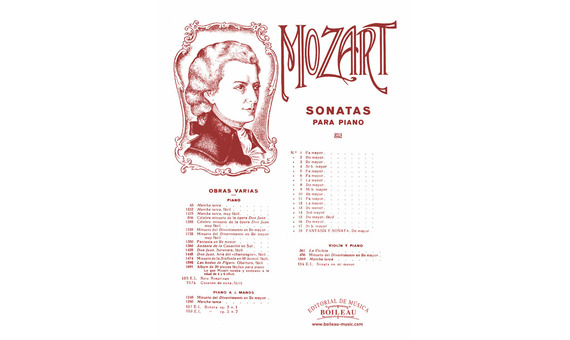 MOZART.- Sonata nº10 en Re M, K.284 (PIANO)