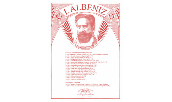 ALBENIZ.- CATALUÑA, CORRANDA DE "SUITE ESPAÑOLA" OP47- Nº2 (PIANO)