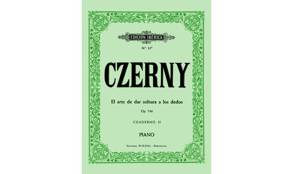 CZERNY.- El Arte de Dar Soltura a los Dedos Op.740 Vol.II (PIANO)