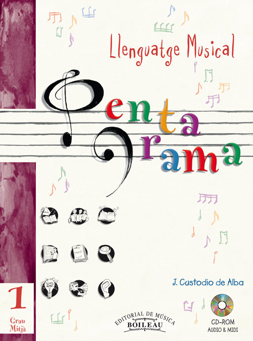 CUSTODIO. - PENTAGRAMA Vº1 GRADO MEDIO (+CD) (CATALAN) -