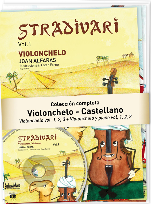 ALFARAS J. - STRADIVARI VIOLONCHELO Y PIANO (COLECCION COMPLETA EN CASTELLANO)
