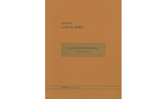 GARCIA ABRIL A. - CANTOS DE PLENILUNIO -