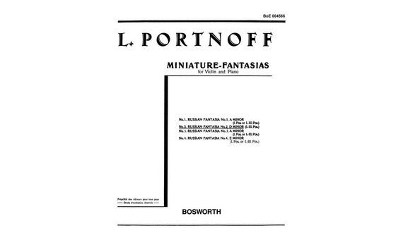 L. Portnoff - Miniature-Fantasias (Violin/ Piano)