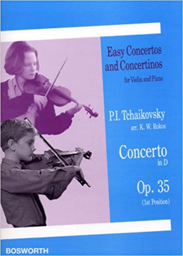 TCHAIKOVSKY P.I. - CONCIERTO RE M - OP.35 (V/P)