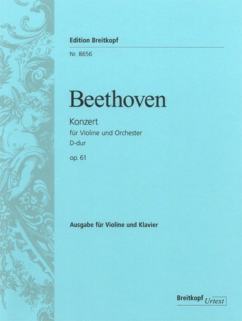 BEETHOVEN L.V. - CONCIERTO RE M - OP.61- URTEXT - VIOLIN Y PIANO