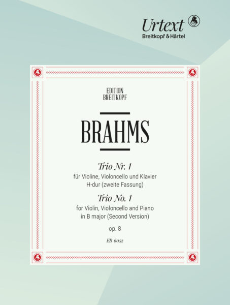 BRAHMS J. - TRIO Nº1 SIb M (SC+PT) V/VCP - OP.8