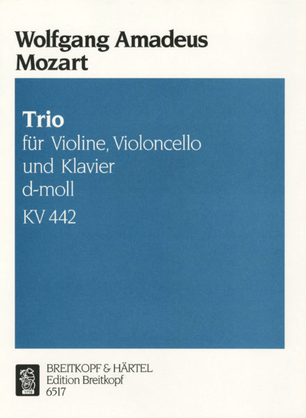 MOZART W.A. - TRIO Nº8 RE m (SC+PT) V/VCP - KV.442