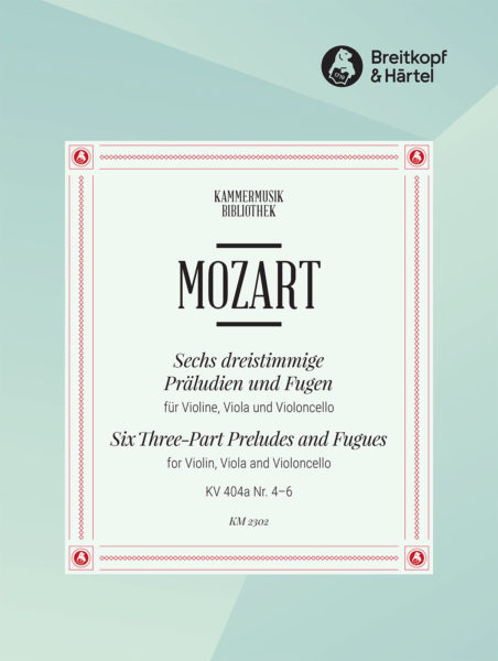 MOZART W.A. - PRELUDIOS Y FUGAS V.2 (4-6) KV.404a