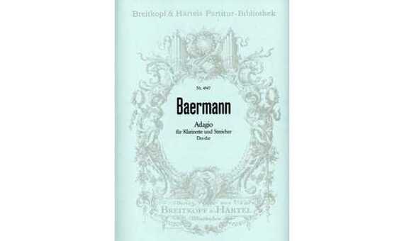 BAERMANN C. - ADAGIO REb M (CLARINETE Y CUERDAS)