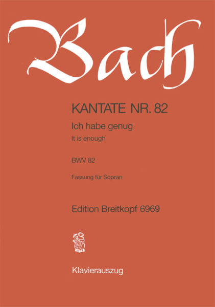 BACH J.S. - CANTATA Nº82 (BAJO) - BWV.82