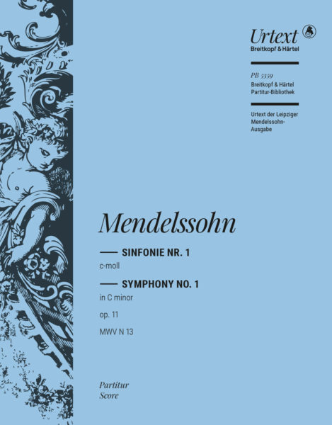 MENDELSSOHN F. - SINFONIA Nº 1 DO m OP.11 URTEXT