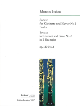 BRAHMS J. - SONATA MI B M OP.120.2 URTEXT