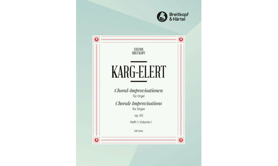 KARG ELERT S. - IMPROVISACIONES CORALES V.1 OP65 "ADVIENTO NAVIDAD"