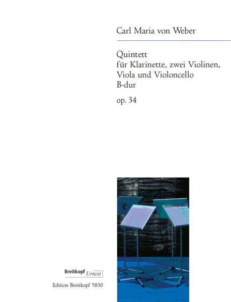 WEBER C.M. - QUINTETO SI b M CL/2V/VA/VC - OP.34