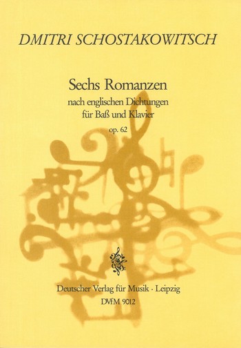 SHOSTAKOVITCH D. - ROMANZAS 6 OPUS 62