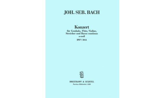 BACH J.S. - CONCIERTO FLAUTA ,VIOLIN Y CLAVE BWV1044 ( CLAVE SOLISTA)