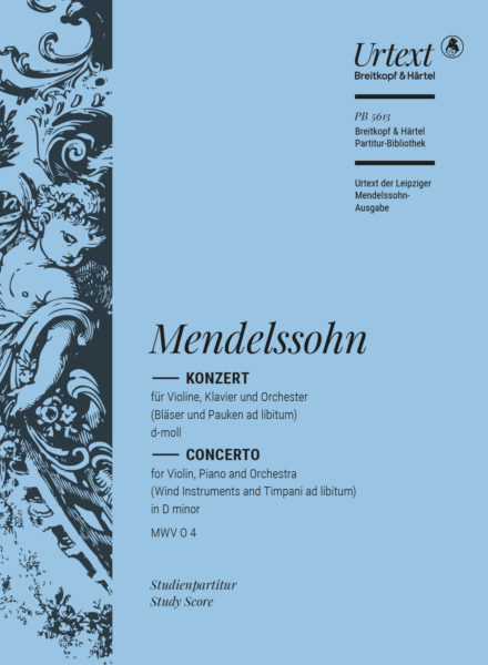 MENDELSSOHN F. - CONCIERTO VIOLIN RE m MWV O 4 URTEXT