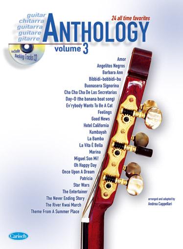 CAPPELLARI A. - ANTOLOGIA V.3 (24 ALL TIME FAVORITES) (+CD) GUITARRA