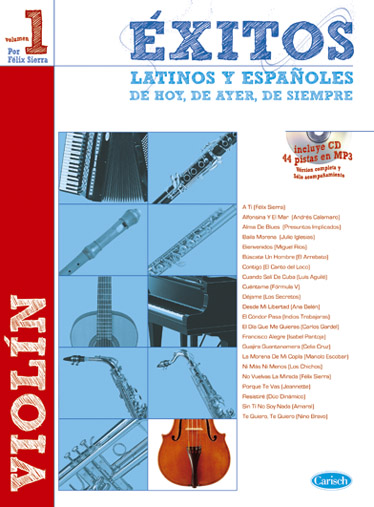 SIERRA F - EXITOS LATINOS Y ESPAÑOLES V.1 +CD VIOLIN