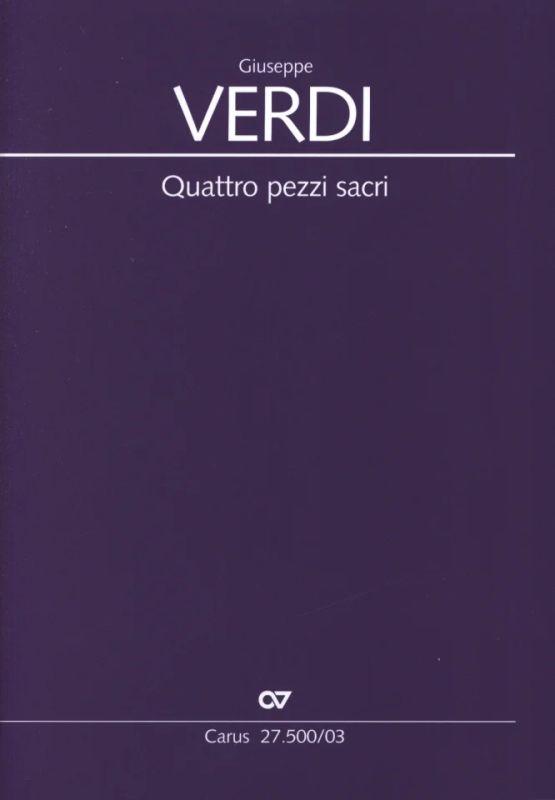 VERDI G. - PIEZAS SACRAS (4)