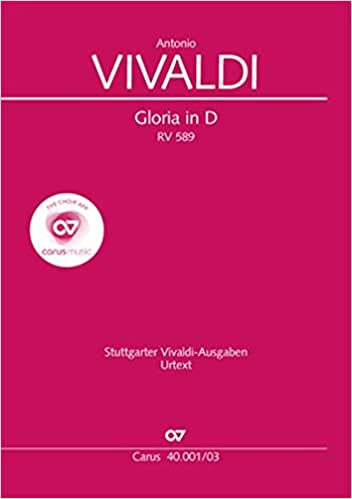 VIVALDI A. - GLORIA RV 589 (CP) (SATB) + P