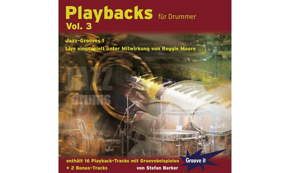 PLAYBACKS PARA BATERISTAS VOL.3 (CD) JAZZE-GROOVES 1