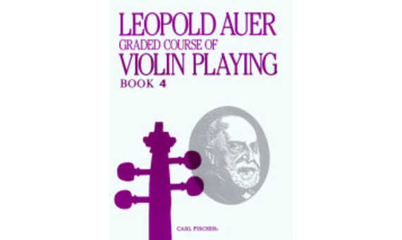 AUER L. - GRADED COURSE OF VIOLIN PLAYING V.4