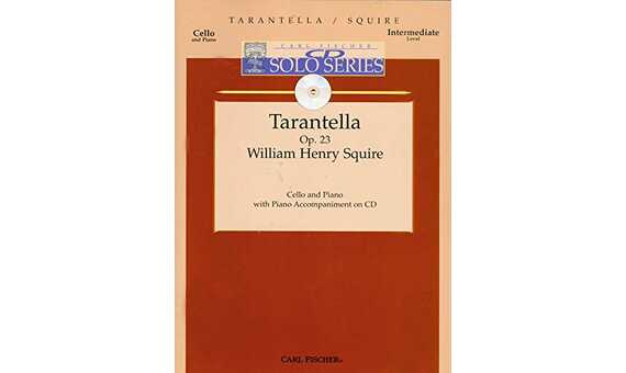 SQUIRE W.H. - TARANTELLA - OP.23 +CD (CELLO/P) + DESCARGA