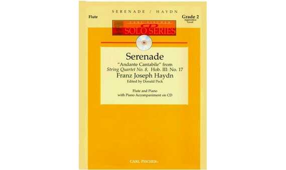 HAYDN J. - SERENATA "ANDANTE CANTABILE" +CD (FLAUTA Y PIANO)