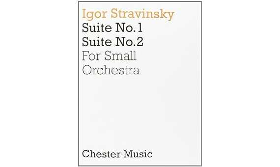STRAVINSKY I. - SUITE Nº1 Y 2 - PEQUEÑA ORQUESTA