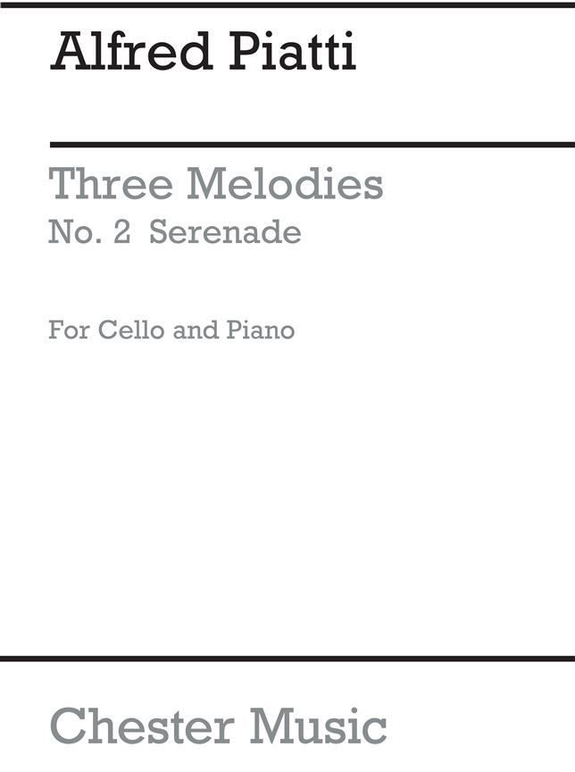 SCHUBERT.F. / PÌATTI - SERENATA DE TRES MELODIAS VIOLONCHELO