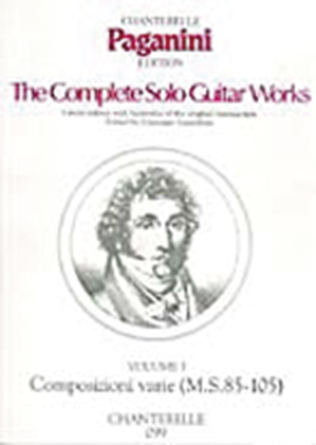PAGANINI N. - OBRA COMPLETA V.3 COMPOSICIONES VARIADAS - M.S.85-105