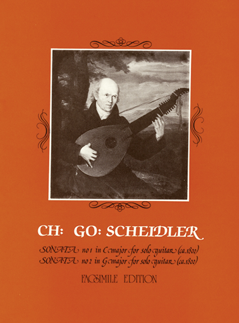 SCHEIDLER CH.G. - SONATAS Nº1 Y 2 DO M Y SOL M (FAC) -