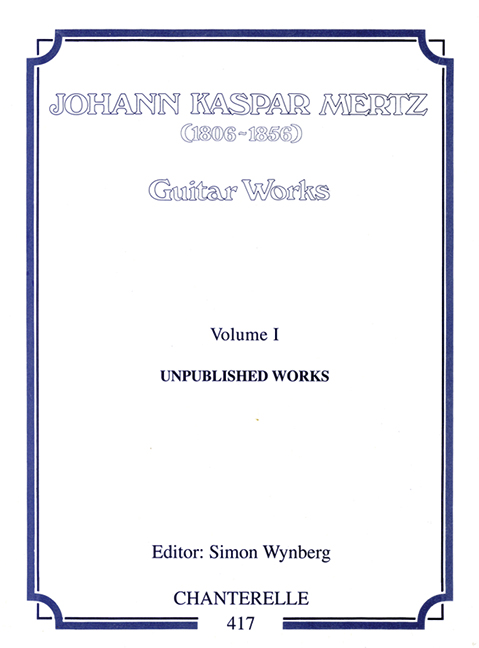 MERTZ J.K. - OBRA COMPLETA V.1 -