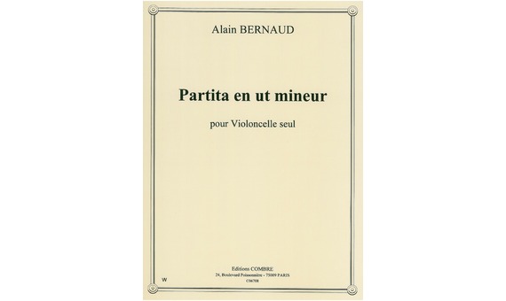 BERNAUD A. - PARTITA REm (CELLO)