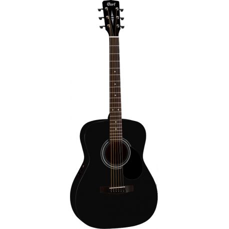 GUITARRA ELECTRO ACUSTICA - CORT AF510E BKS NEGRA