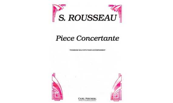 ROUSSEAU S. - PIEZA CONCERTANTE (TBP)