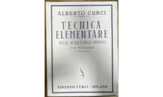 CURCI A. - TECNICA ELEMENTAL ESCALAS Y ARPEGIOS -
