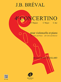 BREVAL J.B. - CONCERTINO Nª 4 DO M (1ª POSICION) (VC) -