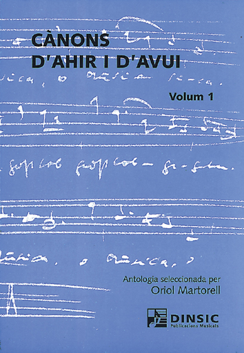 MARTORELL O. - CANONS D-AHIR I D-AVUI 1 -