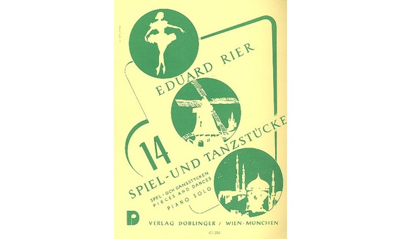 Eduard Rier.- 14 Spiel- und Tanzstücke (PIANO)