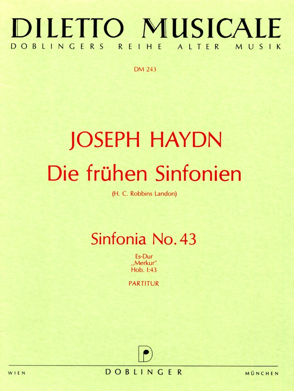 HAYDN J. - SINFONIA Nº 43 MI n M MERKUR HOB I:43