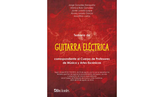 **NO VALIDO = DOA8477 varios - Temario de Guitarra Eléctrica
