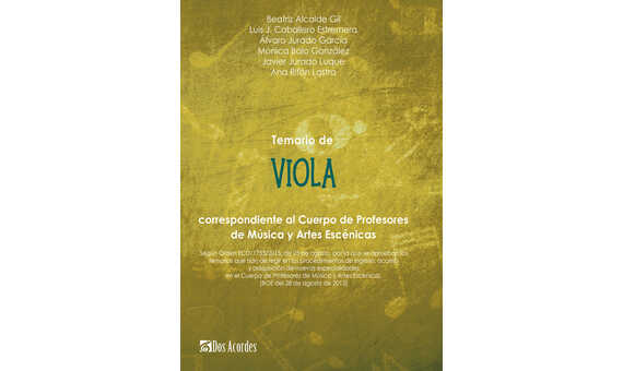 varios - Temario de Viola (ED 2023 ACTUALIZADA)