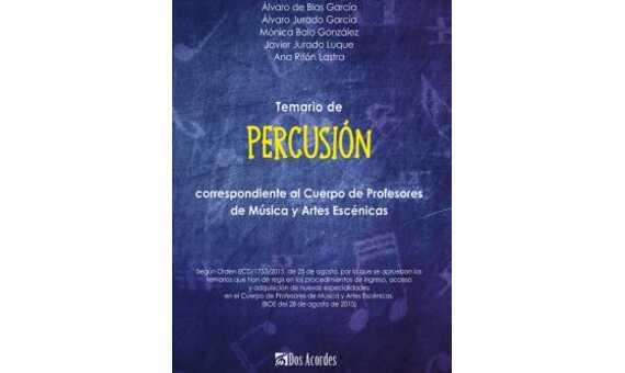 varios - Temario de Percusión