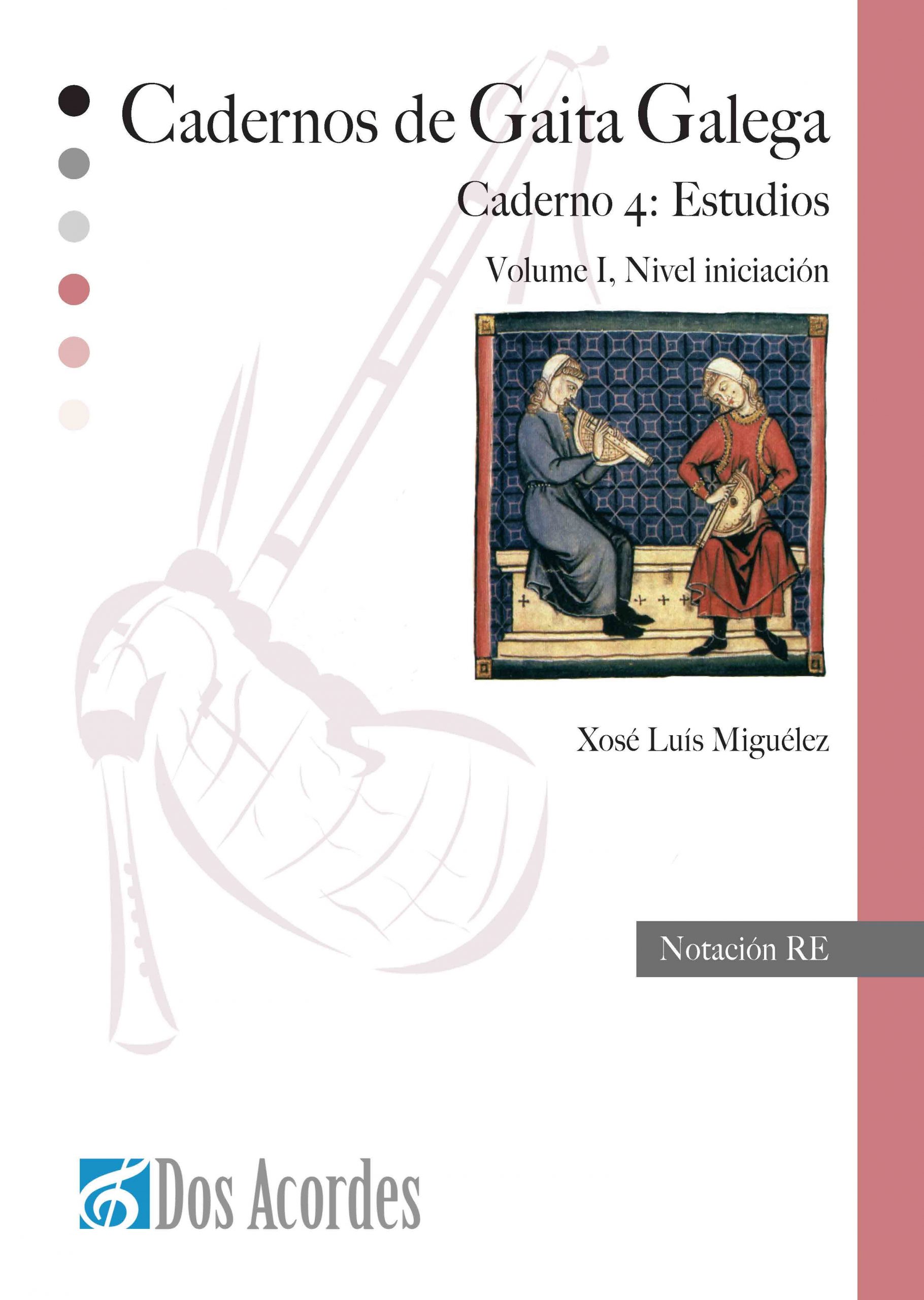 Xosé Luis Miguélez - Caderno 4: Estudios.volumen I ,iniciacion (notación en RE)